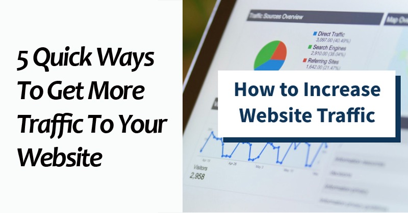 5 Quick Ways To Get More Traffic To Your Website