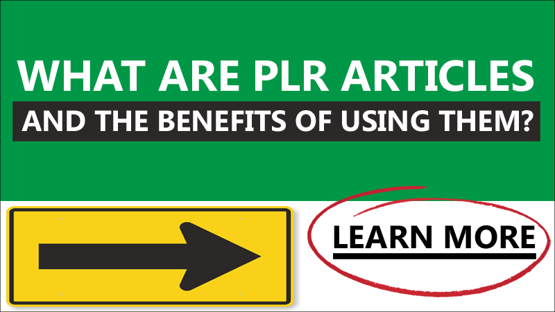 what are plr articles