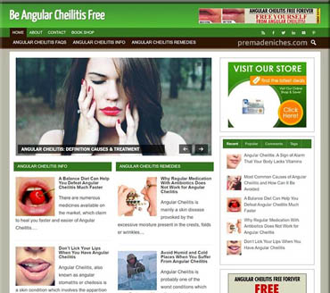 Be Angular Cheilitis Free Pre-made Niche Website/Blog