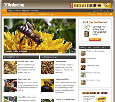 DIY Beekeeping Pre-made Niche Website/Blog