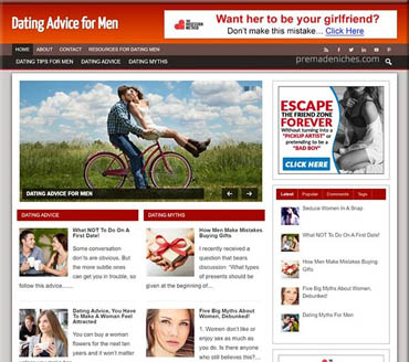 Dating Advice for Men Pre-made Niche Website/Blog