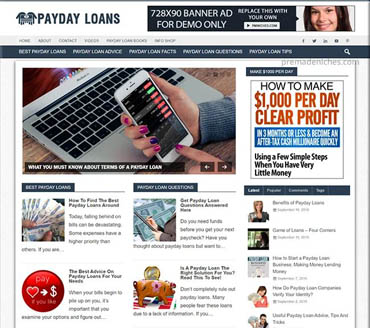 Getting Pay Day Loans Pre-made Niche Website/Blog