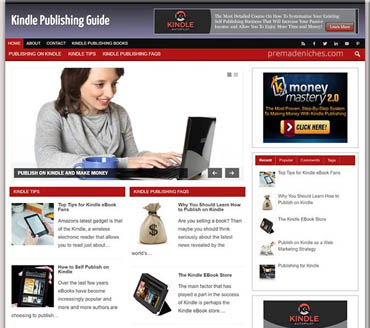 Kindle Publishing Guide Pre-made Niche Website/Blog