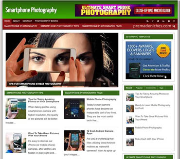 Smartphone Photography Pre-made Niche Website/Blog