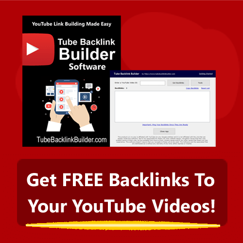 free youtube backlink generator software