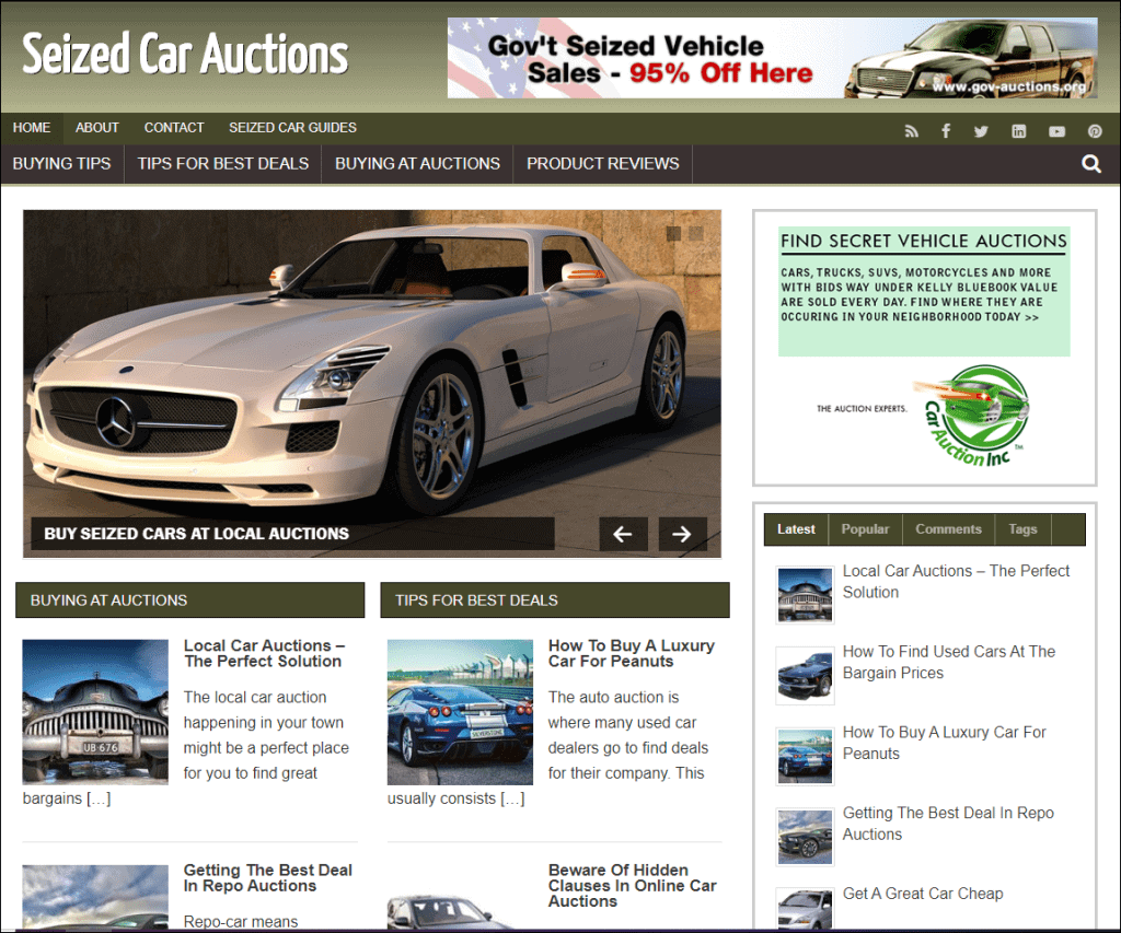 seized car auctions Archives Niche PLR Blogs