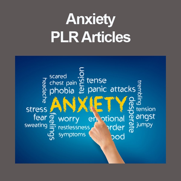 Anxiety PLR Niche Website Articles