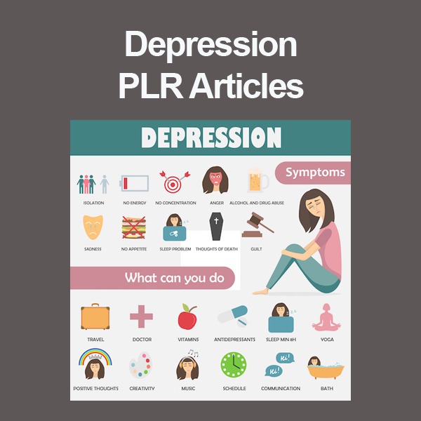 depression plr articles