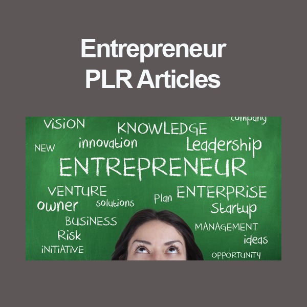 entrepreneur plr articles