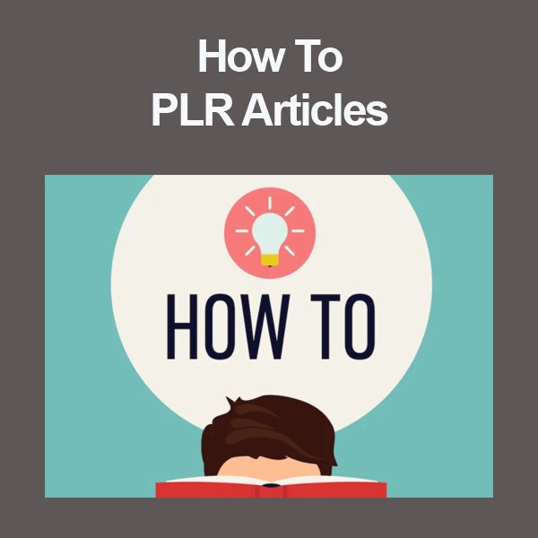 how to plr articles